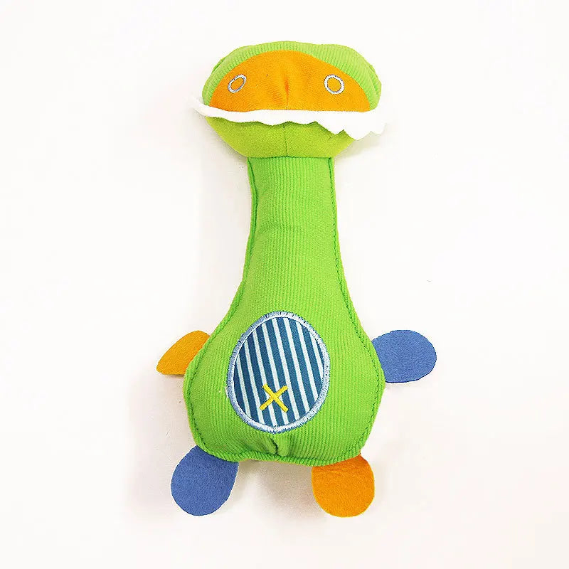 New Party Gifts Dog Toys Pet Puppy Chew Squeaker Squeaky Plush Sound Cartoon Dinosaur/Deer/Monkey Toys Small Pet Gift