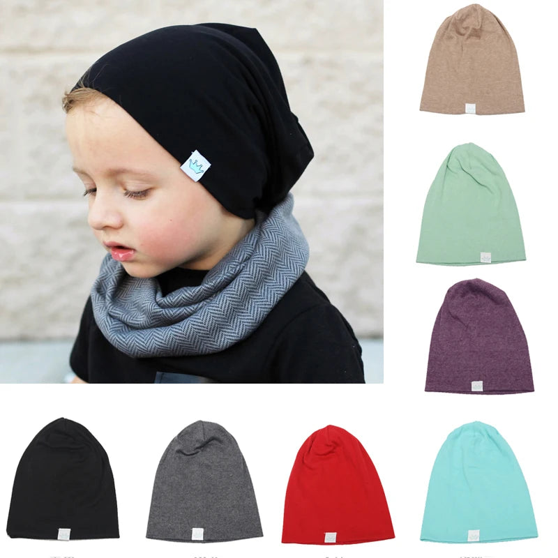 Boys Cool Hats Baby Girl Cotton Beanie Hedging Caps Soft Kids Hats Children Hat 14 Colors Cool Crochet Knitted  Hats Accessories