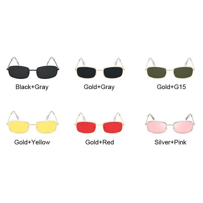 Rectangle Sunglasses Man Woman Brand Designer Sun Glasses Male Female Fashion Summer Gafas Feminino Oculos De Sol