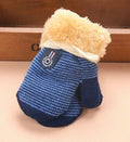0-3 Years Baby Boys Girls Winter Knitted Gloves Warm Rope Full Finger Mittens Gloves for Children Toddler Kids Accessories KF960