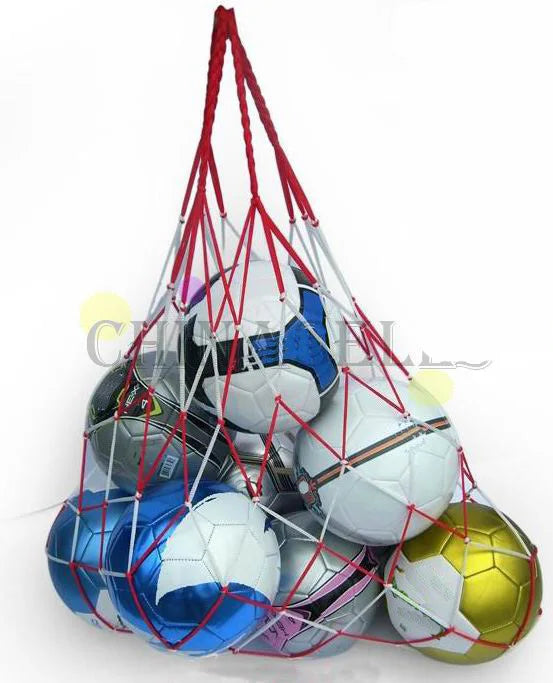 1pcs outdoor sporting Soccer Net 10 Balls Carry Net Bag Sports Portable Equipment Football Balls Volleyball ball net bag