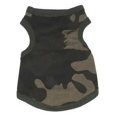 Puppy Vest Shirts Pet Dog Clothes Hoodies Coats Funny Costumes Spring Clothing For Small Dog Summer Camouflage Color