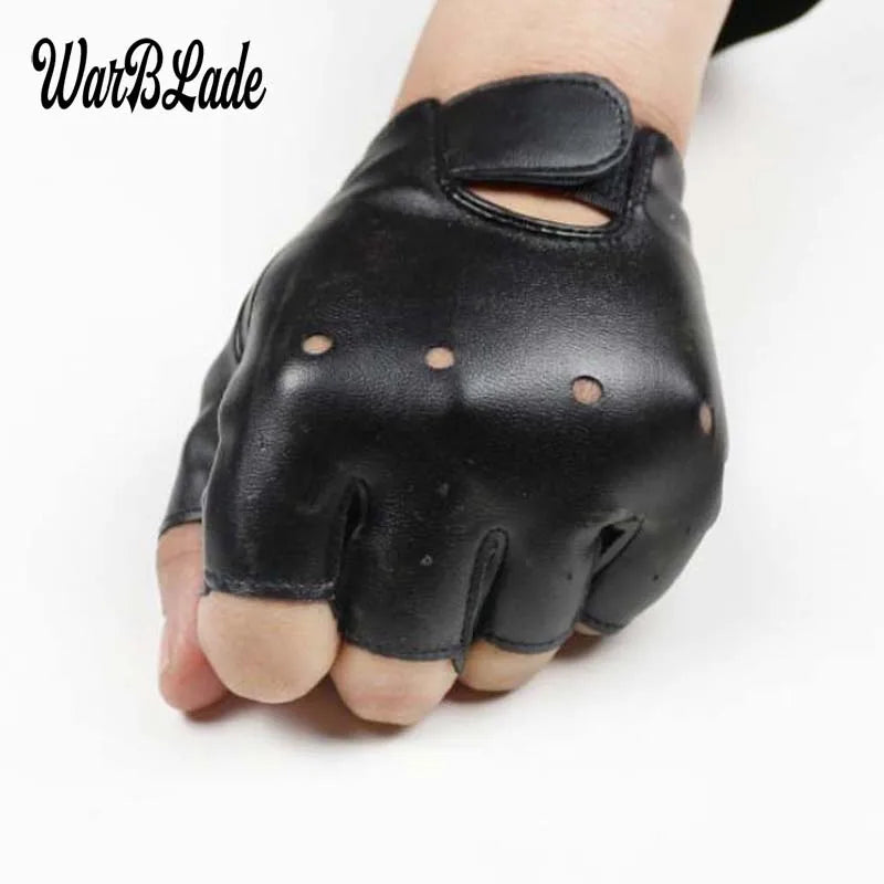 WarBLade 5-13 years kids gloves boys girls leather golves half fingerless glove half-finger children sport waterproof mittens