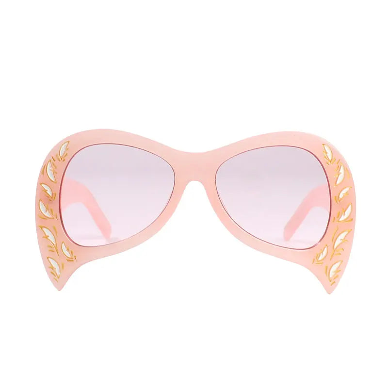 Women's Sunglasses for Men Women Brand Sun Glasses Lady Bling Shades Tortoise Oculos Colorful Fashion Mirror Blue Pink