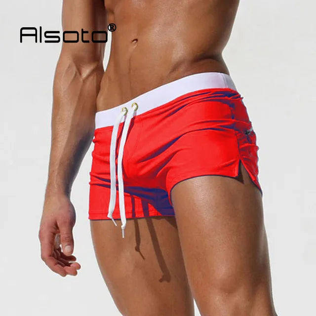 2026 Men Swimwear Sexy Swimming Trunks Sunga Swimsuit Mens Swim Briefs Beach Shorts Mayo Sungas De Praia Homenszwembroek Heren