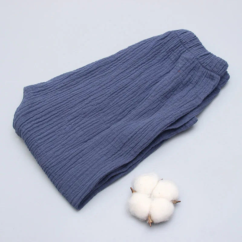 Boys Linen Pants Summer 1-6year Baby Girl Pant Solid Color Linen Children Pants Cotton Linen Pants for Boys Harem Pants for Kids