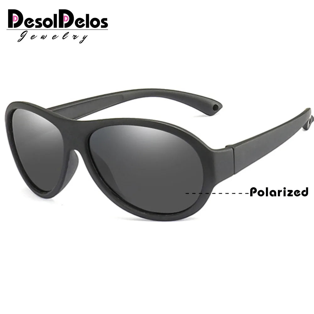 2024 Sunglasses Kids Girls Boys Polarized Children Sun Glasses PC UV Protection Eyeglasses Eyewear High Quality D323