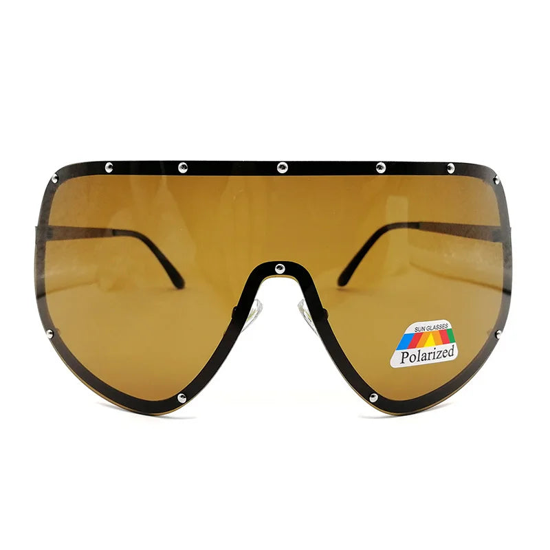 Oversized Sunglasses for Men Polarized Big Oversize Shield Sunglasses for Women Male