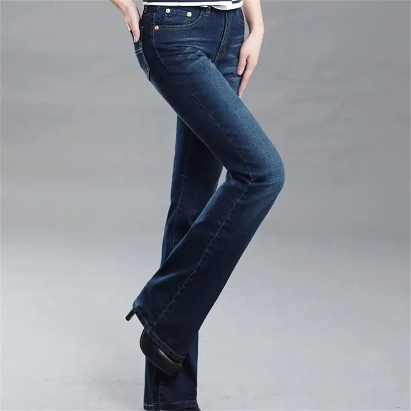 2026 High-Quality Women's Spring/Summer Mid Waist Micro Flared Jeans Fashionable And Comfortable Casual Pants