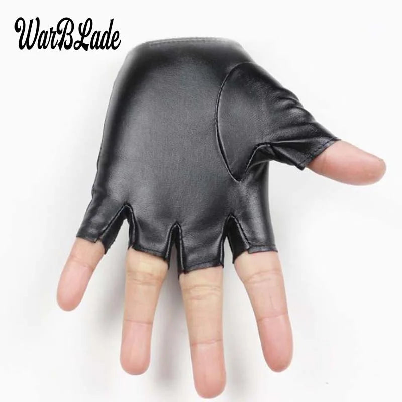 WarBLade 5-13 years kids gloves boys girls leather golves half fingerless glove half-finger children sport waterproof mittens