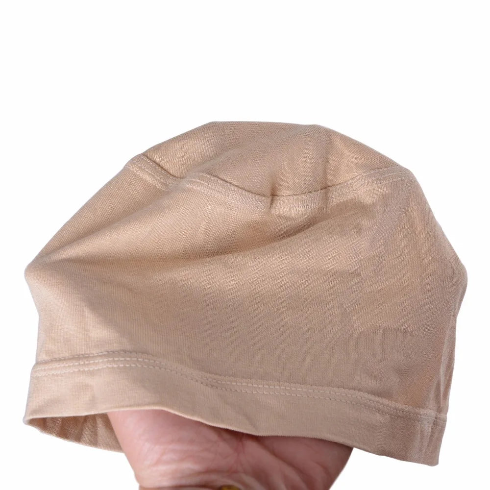 Bamboo Fiber Wig Cap for Women Comfortable and Elastic Wig Cap Wearing under Wigs