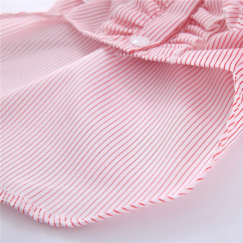 Soft Puppy Dog Clothes Summer Pet Dress for Small Dogs Cats Shih Tzu Sphinx Dresses Shirts Cat T-shirt Mascotas Skirt Clothing