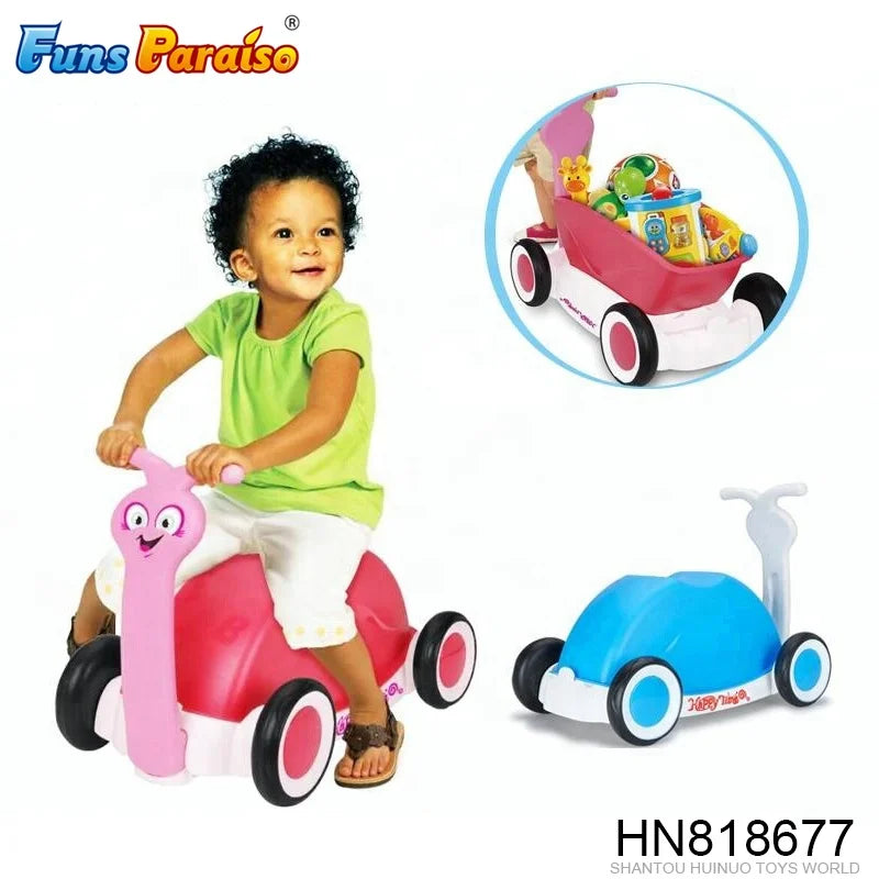 Mini Baby Bike Four Wheels Storing Plastic Baby Balance Bike for 1-3 Years HN818677