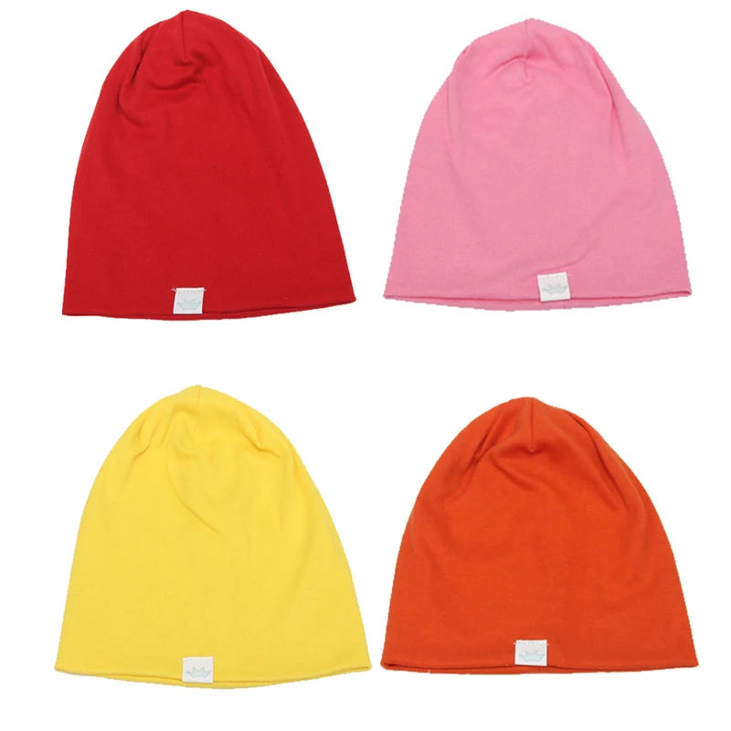 Boys Cool Hats Baby Girl Cotton Beanie Hedging Caps Soft Kids Hats Children Hat 14 Colors Cool Crochet Knitted  Hats Accessories