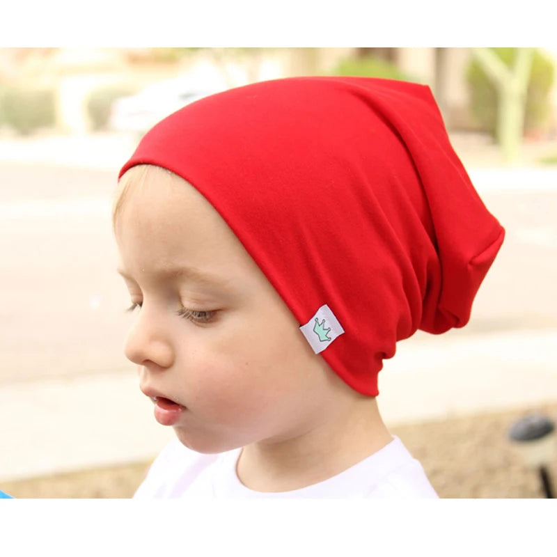 Boys Cool Hats Baby Girl Cotton Beanie Hedging Caps Soft Kids Hats Children Hat 14 Colors Cool Crochet Knitted  Hats Accessories