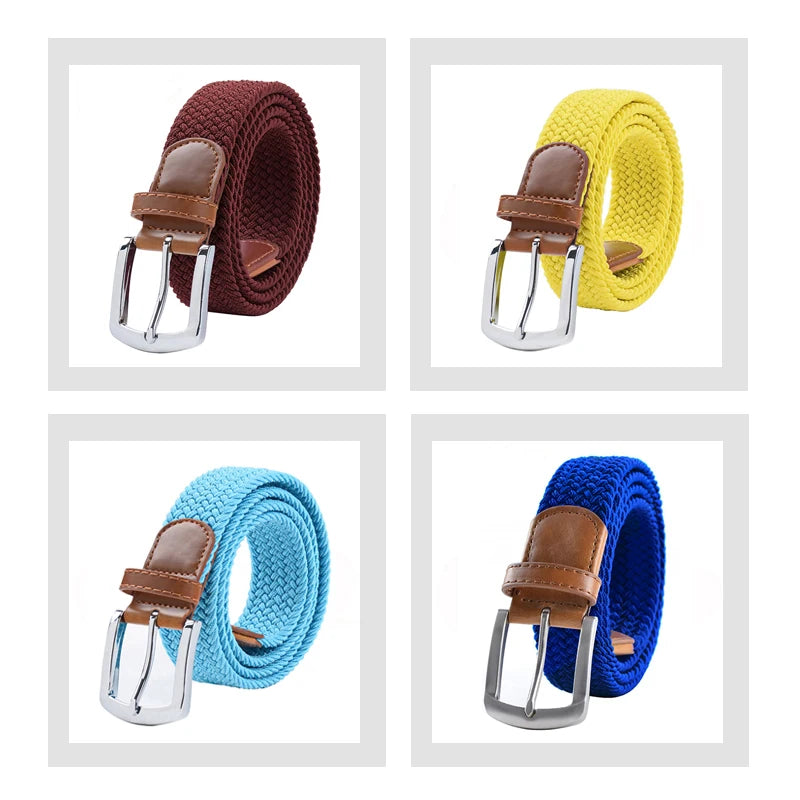 MaiKun Men's Belts for Men belt Metal Pin Buckle Elastic Men Belt Military Tactical Belt