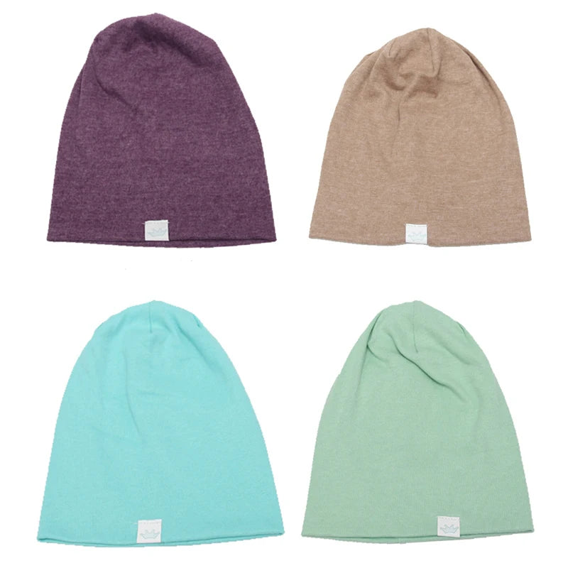 Boys Cool Hats Baby Girl Cotton Beanie Hedging Caps Soft Kids Hats Children Hat 14 Colors Cool Crochet Knitted  Hats Accessories