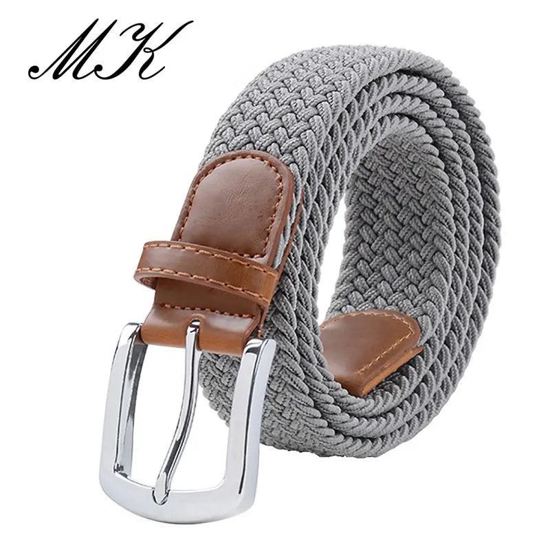 MaiKun Men's Belts for Men belt Metal Pin Buckle Elastic Men Belt Military Tactical Belt