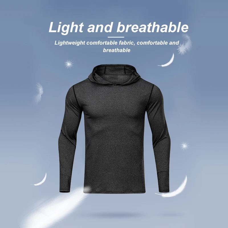 Custom Sport Wear Men Gym Hoodies Outdoor Running Tops Training & Jogging Hoodies Sweatshirt Wholesale Sportswear Fitness Wear
