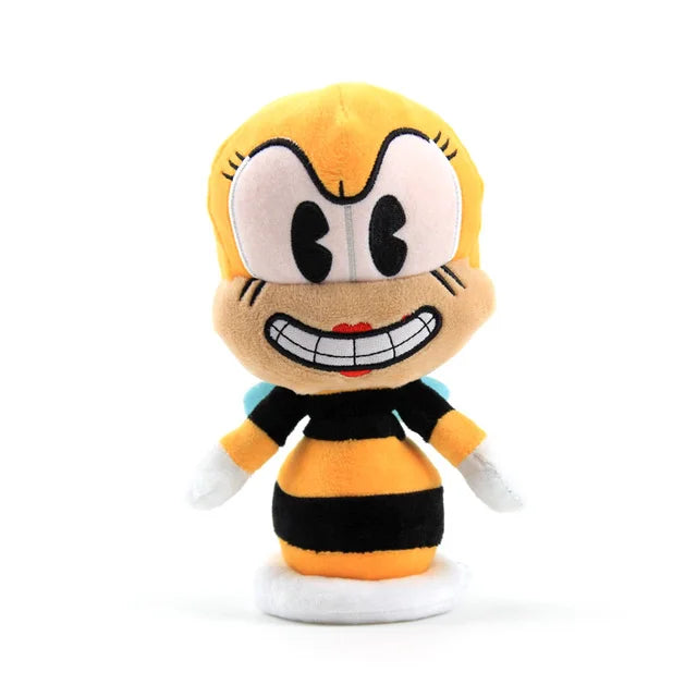 Drop Shipping  Cuphead Mugman Plush Toy Stuffed Toys