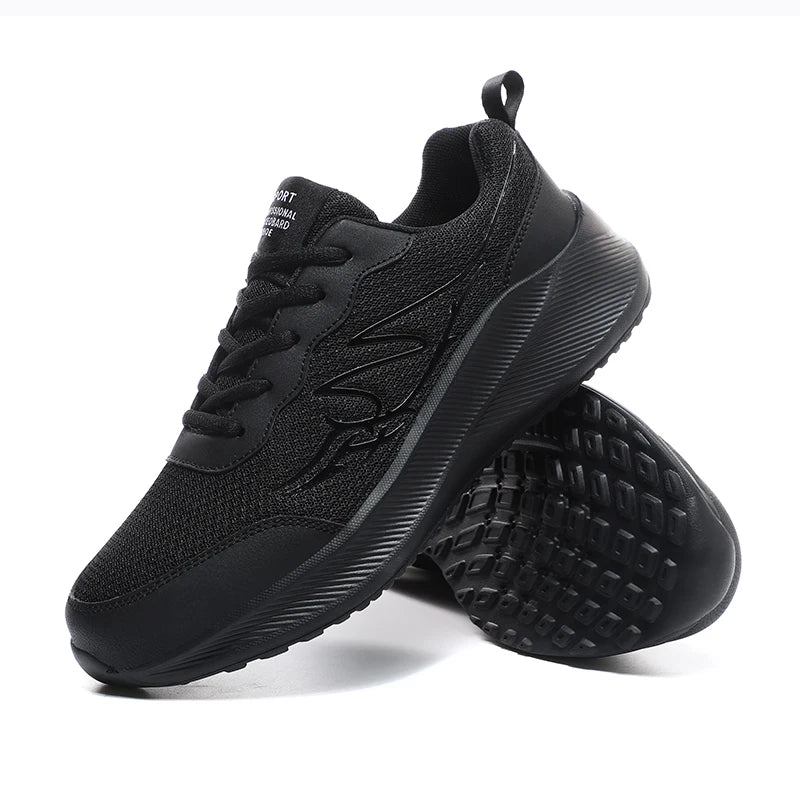 Wholesale Large Size Men's Fashion Running Shoes Breathable Mesh Upper Lightweight EVA Sole Soft Spring Summer Walking Style