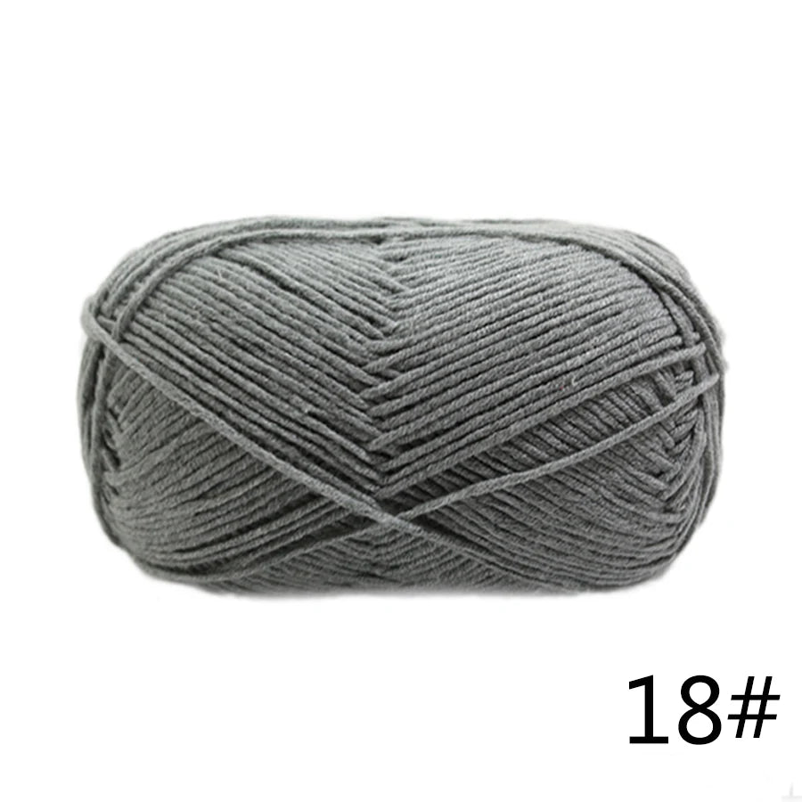 Factory Directly Supply 5ply Crochet Yarn Milk Cotton Acrylic Yarn for Baby Knitting Sweater Yarn