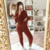 YP Women's Plus Size Casual Style S-334 Winter Thick Two-Piece Sweater and Pant Set 2 Piece Knitted Sweater Set