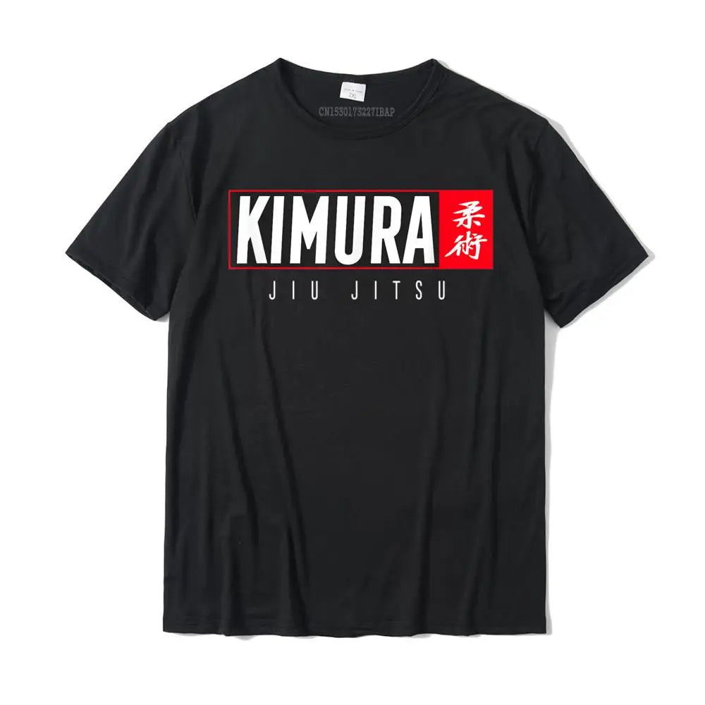 Kimura - Jiu Jitsu Shirt - BJJ - Brazilian Martial Arts Tshirts Graphic Design Cotton Men's Tops Tees Fashionable