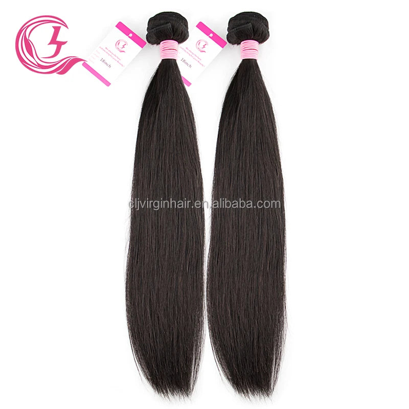 Best Quality CLJhair Wholesale 2 Bundles of Brazilian Diamond Straight Bundles