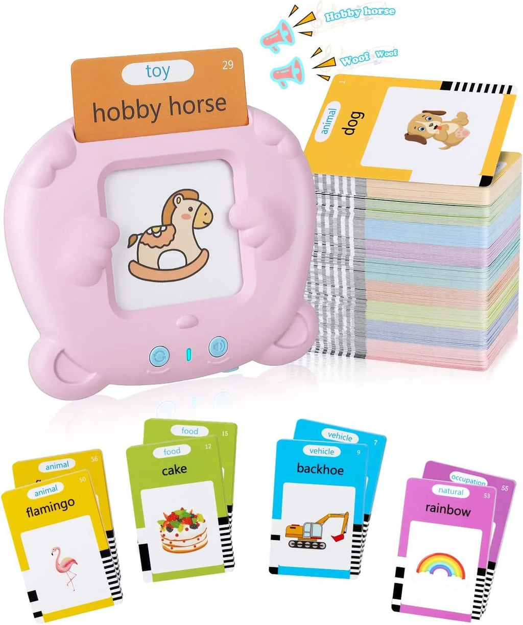 Custom Language English Spanish Boys' Plastic Learning Toys Talking Flashcards for Kids Aged 2-7
