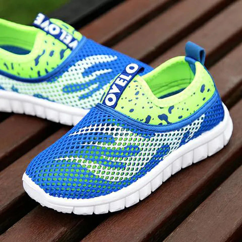 Kids Sport Shoes Lightweight Children Shoes for Girls Boys Breathable Mesh Infant Baby Sneakers  Size21-38