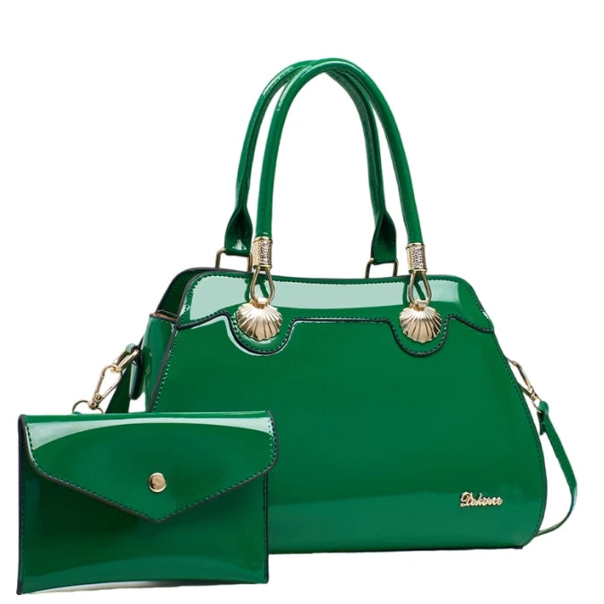 New Arrival Large Capacity Women's PU Casual Tote Bag Cross Body Style with Zipper Closure Lady's Handbag