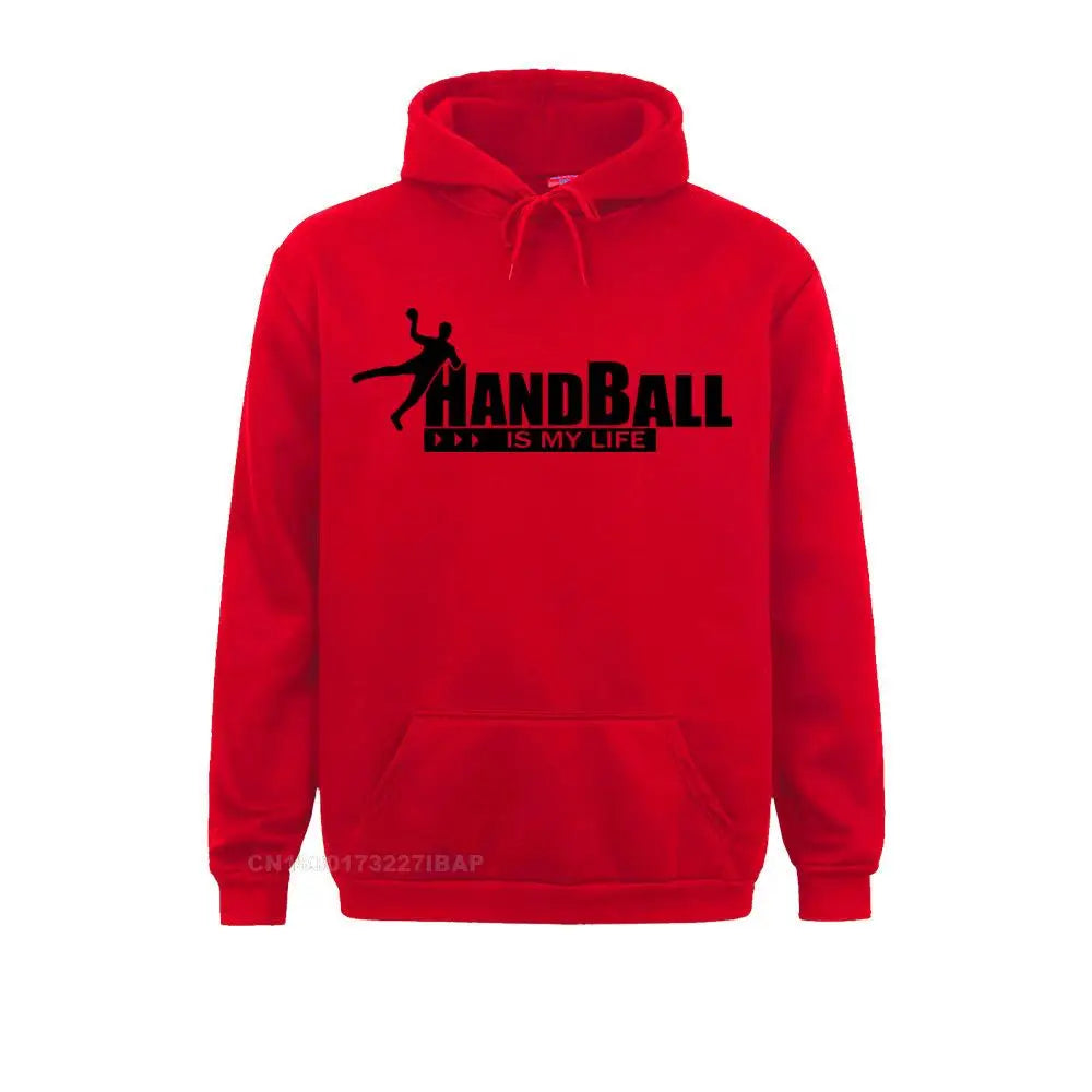 Men Handball Is My Life Creative Mens Harajuku Hoodies Sportswear Anime Casual Tshirt Camisetas Masculina