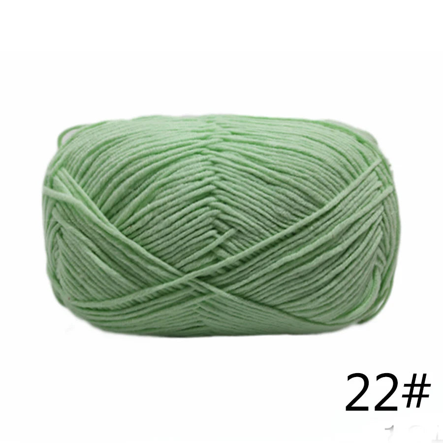 Factory Directly Supply 5ply Crochet Yarn Milk Cotton Acrylic Yarn for Baby Knitting Sweater Yarn