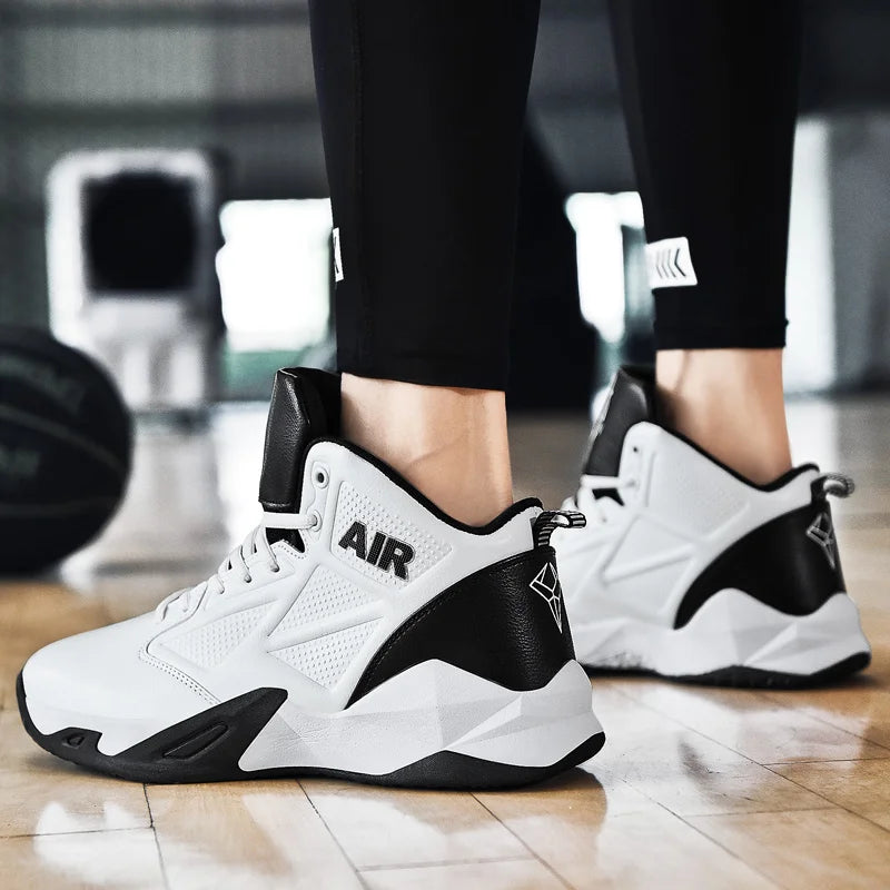 High Top Quality Men Casual Sneakers Retros Outdoor Rubber Trendy Breathable Men's Sports Basketball Shoes