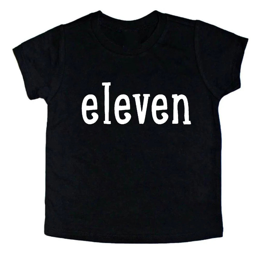 Kid's Birthday Tee Birthday Boy Birthday Girl Age Tee Shirts Short Sleeve Baby Fashion T-shirts Hot Birthday Design Drop Ship