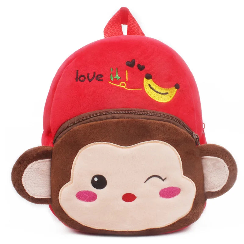 Frog Mini Schoolbag Baby Backpack Children's Shool Bags Kids Plush Backpack for Birthday Christmas Gift