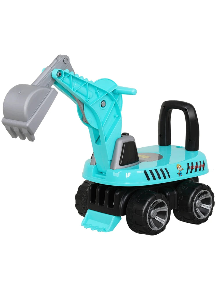 CHILDREN KIDS RODE ON EXCAVATOR CAR FOOT TO FLOOR RIDE ON SCOOTER  1188A
