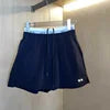 Yoga Stretch Shorts Women Shorts Luxury Waist Elastic Band Letters Shorts Casual Lady Yoga Slimming Wide Leg