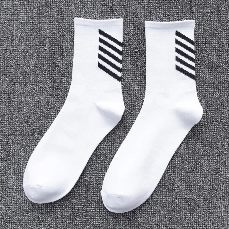 Men's Cotton Socks Large Big Plus Size 45 46 48 Business Short Socks White Classic Sox Hip Hop Meias Calcetines Hombre Male Soks