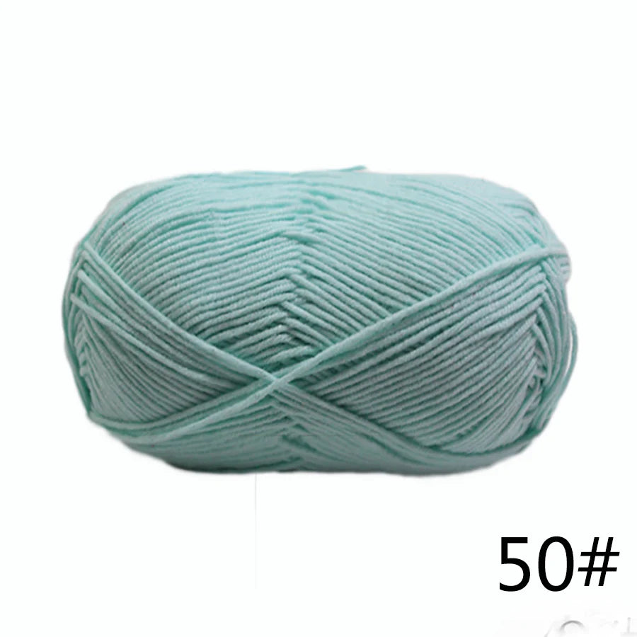 Factory Directly Supply 5ply Crochet Yarn Milk Cotton Acrylic Yarn for Baby Knitting Sweater Yarn