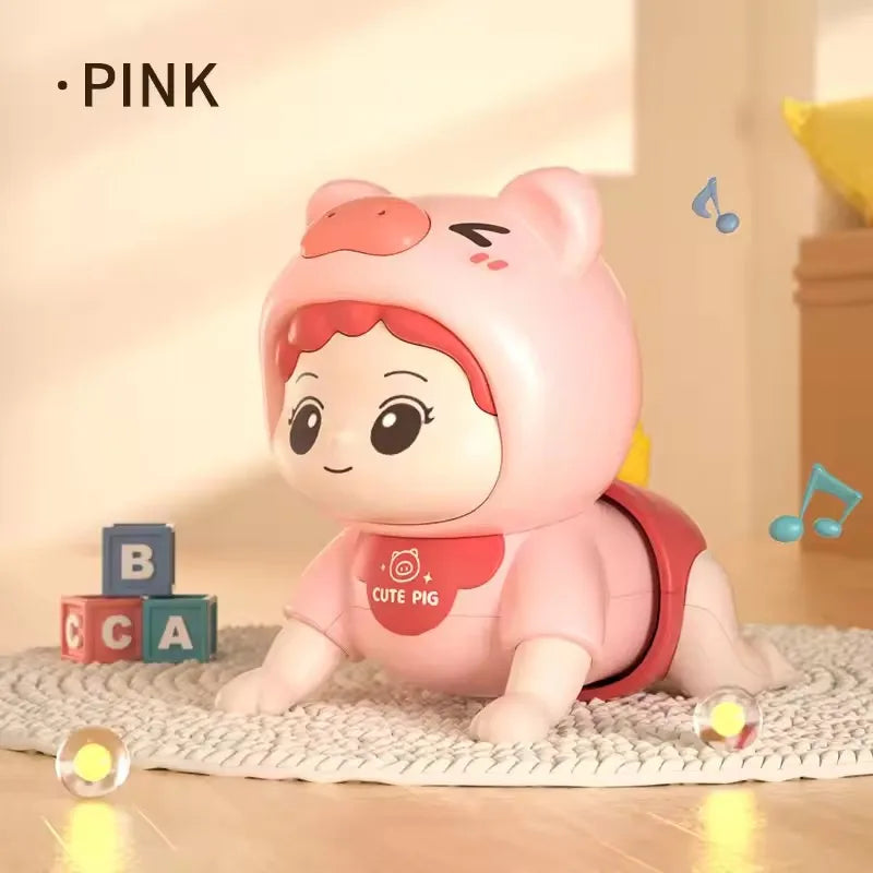 Baby Crawling Guide Toys Training Party up Crawling Baby Electric Learning to Climb Music Early Education Doll