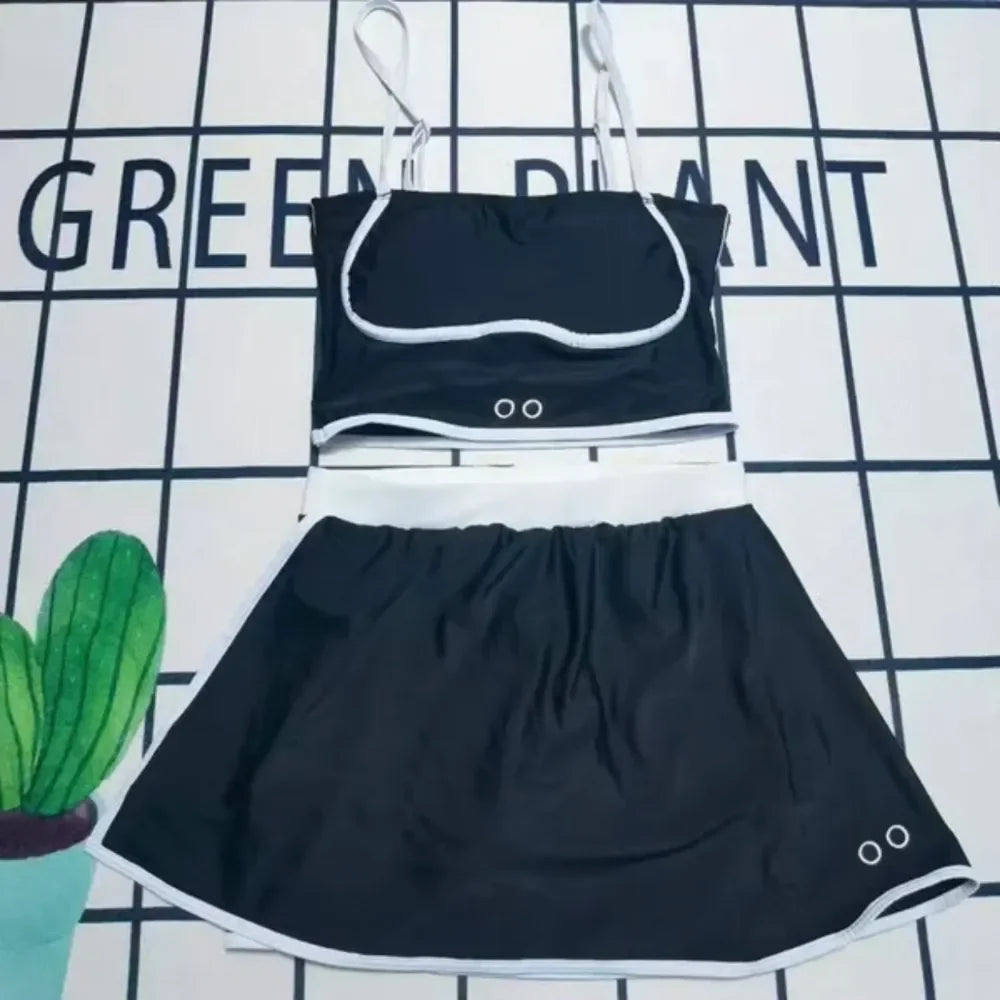 Sport Bra Summer Workout Clothes High Quality Running Sportswear Women 2 Piece Outfits Tracksuit Yoga Sets Gym Shorts Tank Top