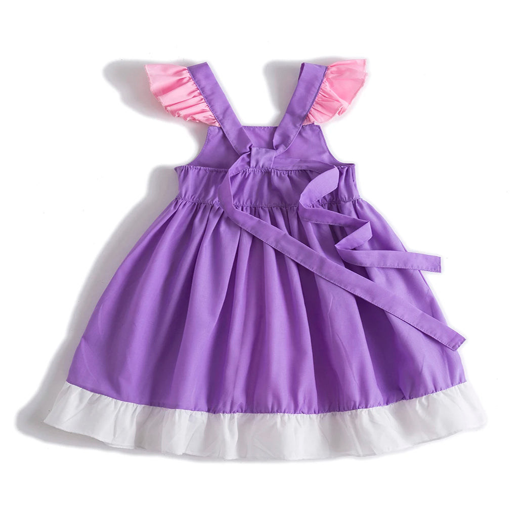 dresses girls from 2 to 7 years kids luxury Children's dresses Girl dresses linen dress kids daisy dress clothes rapunzel