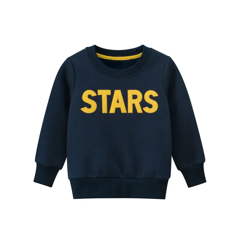Kids Sweatshirts Coat Autumn Winter New Arrival for Boys & Girls Letter Print Sport Casual Outwear Children's Sweater Clothes