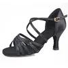 Latin Dance Shoes Women's Adult Dance Shoes Middle Heel Cha-cha High Heel Ballroom Dance Shoes