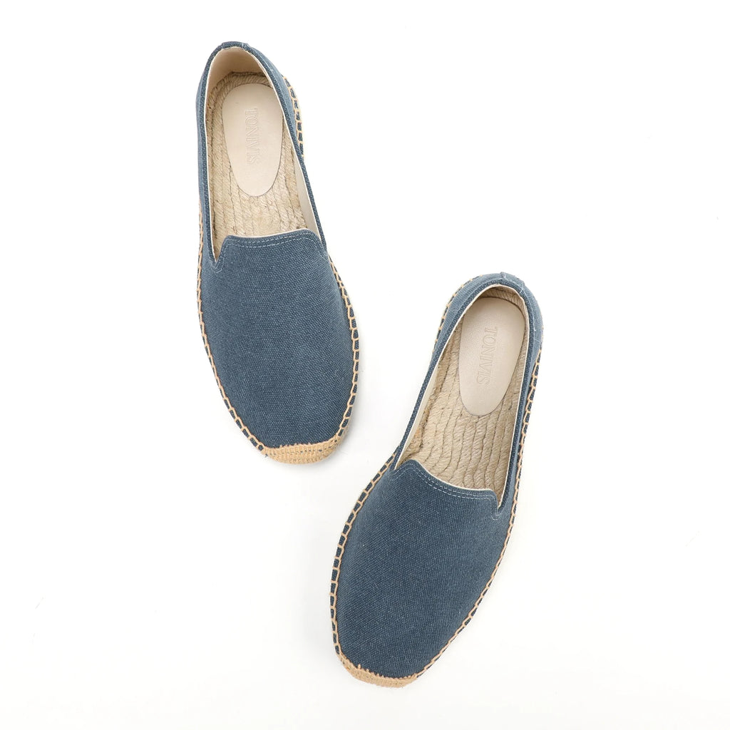 Men's Casual Walking Style Espadrilles OEM Flat Sneakers Canvas Upper Light Summer Flat Shoes Fashion Trend high quality