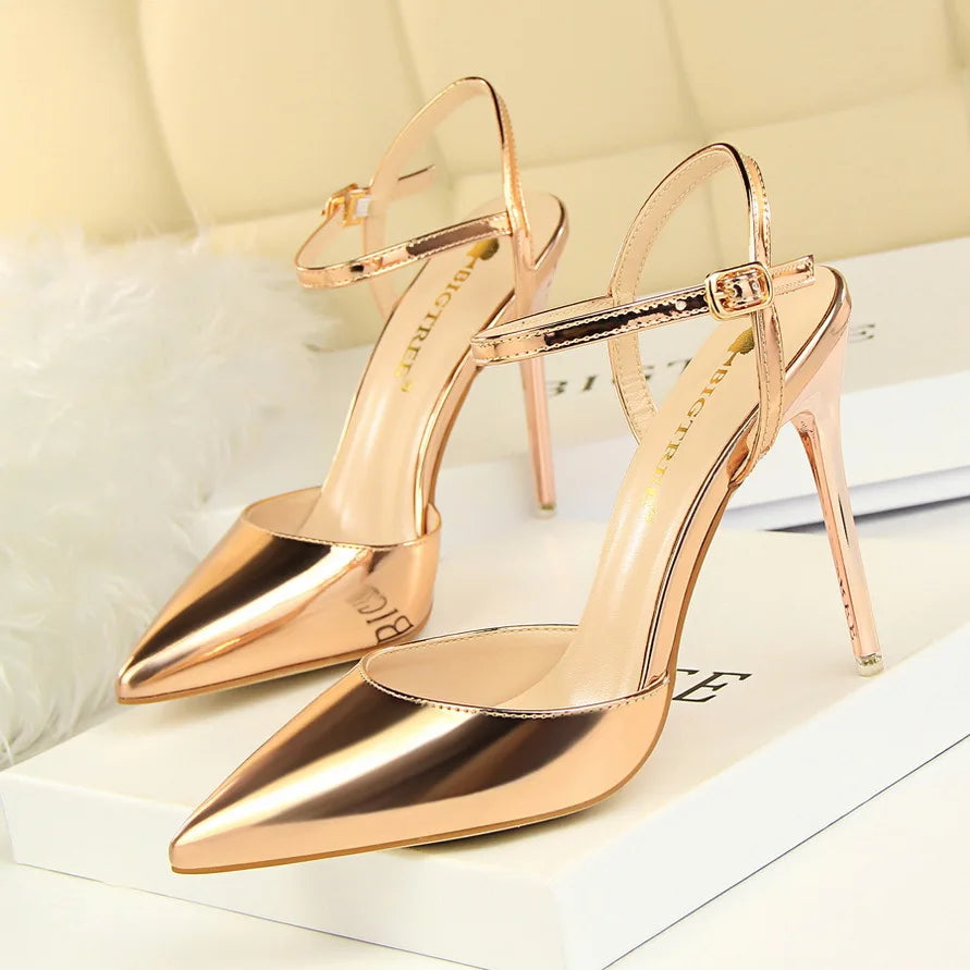 Tacchi a Spillo Sexy High Quality Pointed Toe Pumps Fashion Elegant Ladies High Heels Shoes for Women