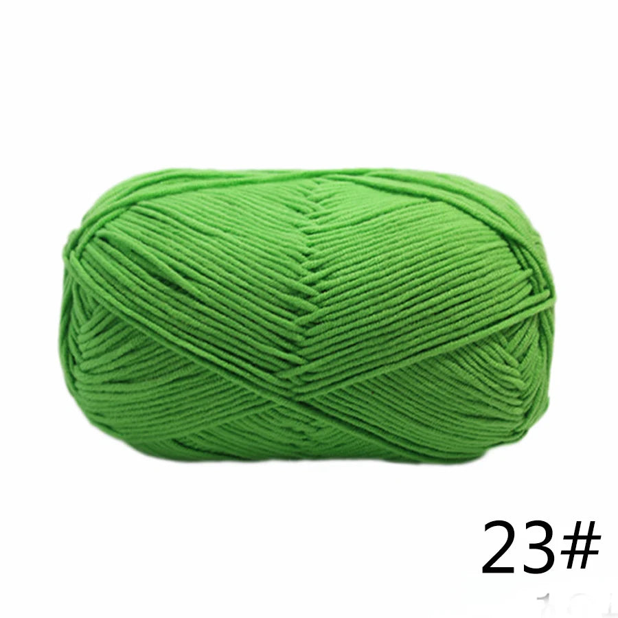 Factory Directly Supply 5ply Crochet Yarn Milk Cotton Acrylic Yarn for Baby Knitting Sweater Yarn