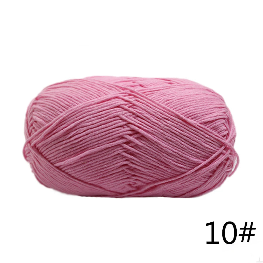 Factory Directly Supply 5ply Crochet Yarn Milk Cotton Acrylic Yarn for Baby Knitting Sweater Yarn